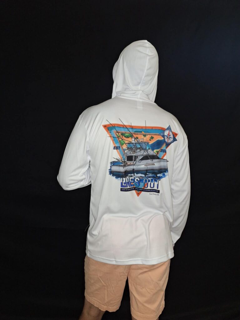 Long sleeve hooded UPF 50 sun protection