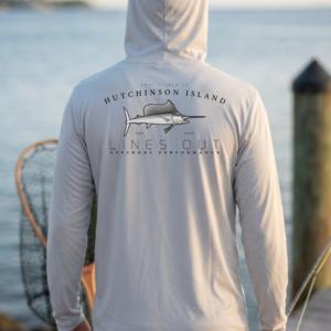 Long sleeve hooded UPF 50 sun protection